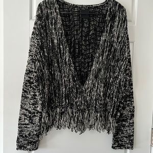 Nic+Zoe fringed sweater